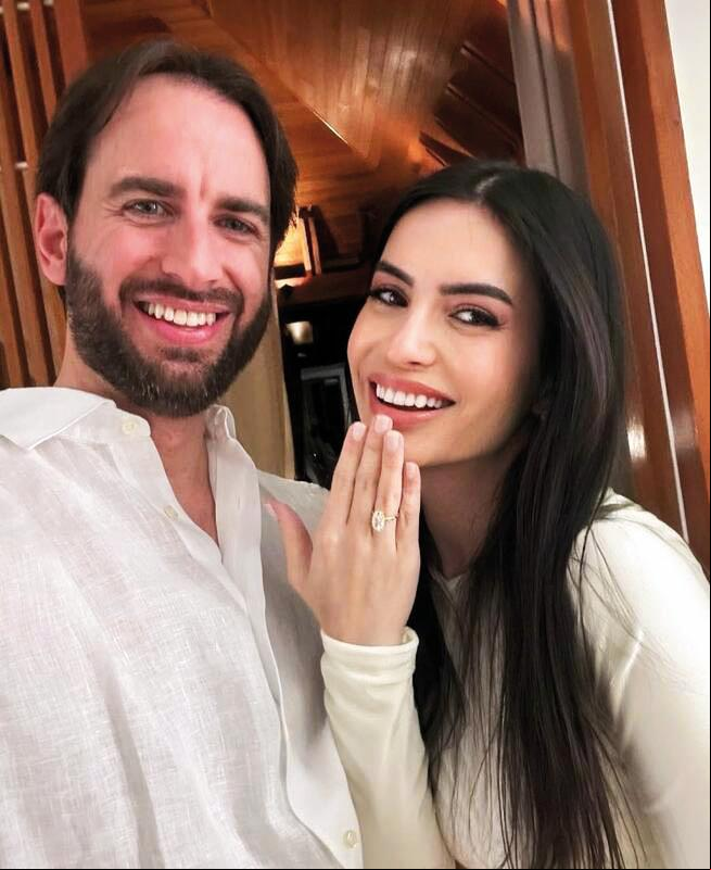 No próximo sábado, Maria Paula Montes e Alessandro Arduini oficializam noivado em chique evento privé; ela é filha dos amigos Marta Santos Anjo Montes e Luiz Carlos Frange Montes e ele é filho de Riccardo Arduini e Julia Dora Koranyi Arduini (Foto/Arquivo pessoal)