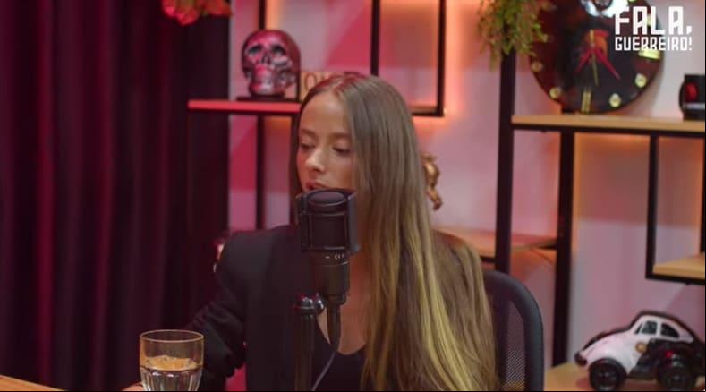 Bruna Muratori em entrevista a podcast (Foto/Reprodução YouTube)